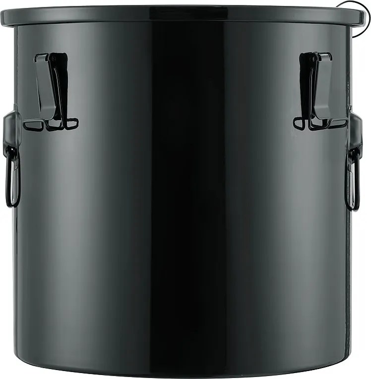 Zbiornik do Tłuszczu SucceBuy dla Frietarki, 30 L, Kosz do Usuwania Oleju z Filtrzem, Czarny, Stal Węglowa z Powłoką Antykorozyjną