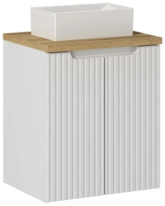 Szafka pod umywalkę NOVA WHITE 82-50-2D 50cm biała COMAD