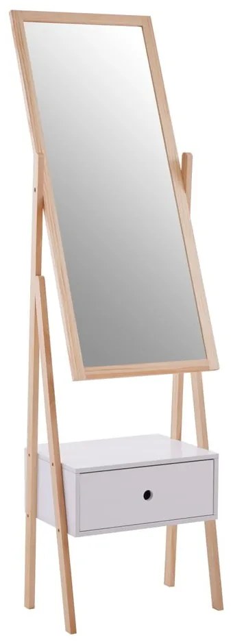 Lustro stojące z drewnianą ramą 45x160 cm Rostok – Premier Housewares