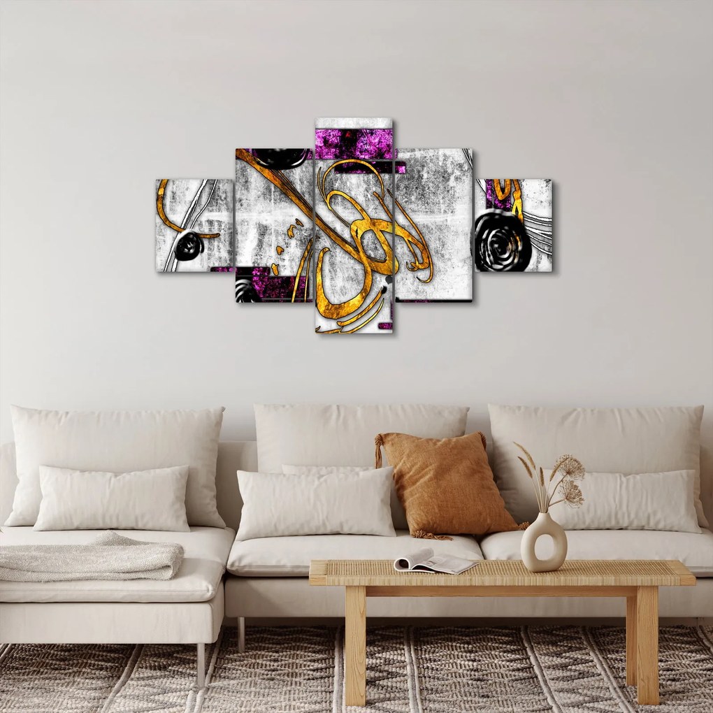 Obraz abstrakcji (125x70 cm)