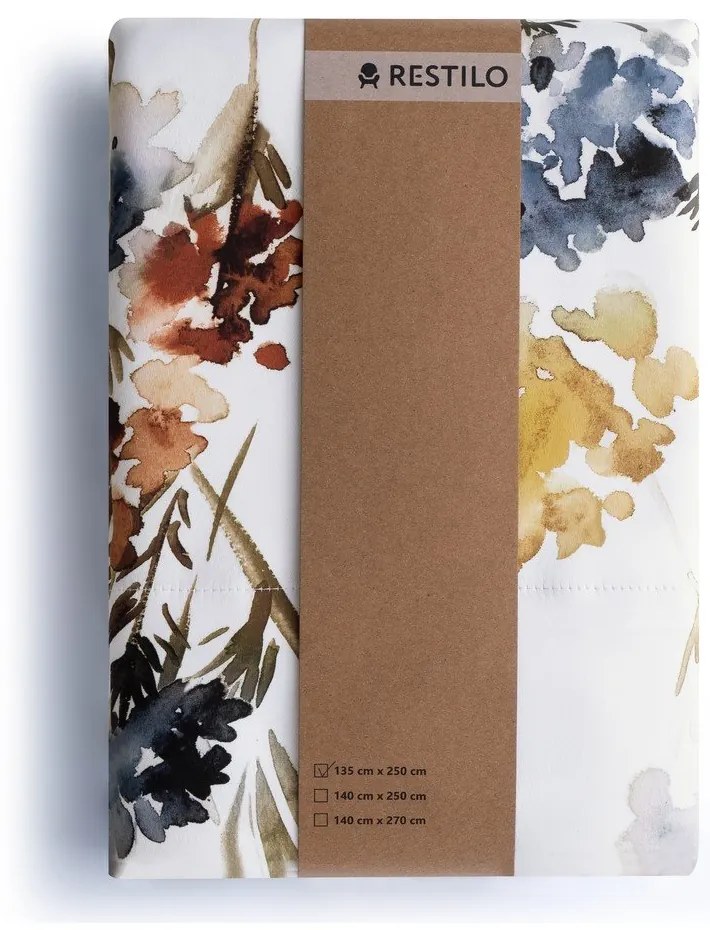 Biała zasłona częściowo zaciemniająca (dimout) 135x250 cm Solkone – Restilo