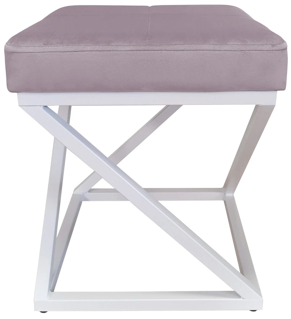 Pufa ZOA LOFT podstawa biała MG55