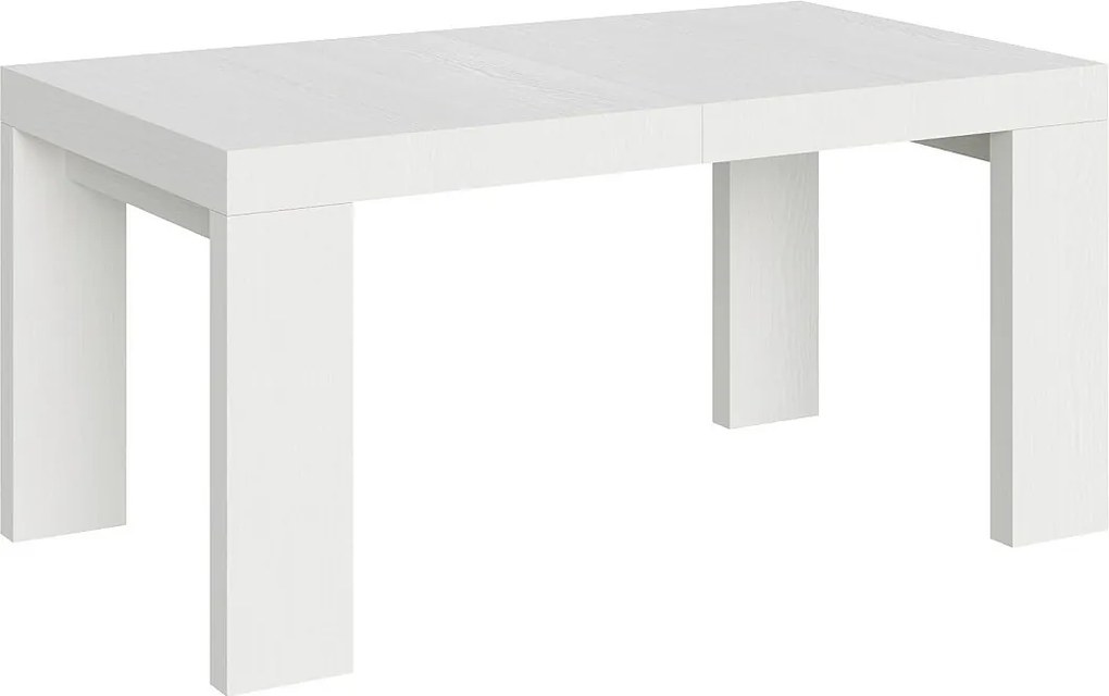Stół rozkładany 160/264x90 cm Roxell frassino biała