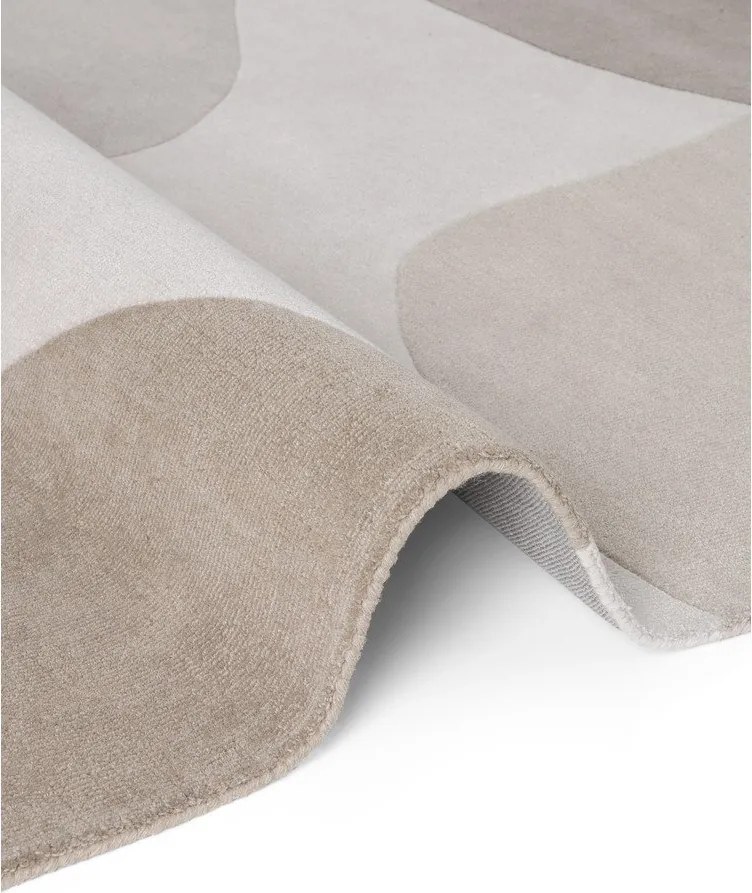 Beżowy wełniany dywan tkany ręcznie 120x170 cm Hackney Clarissa – Ted Baker