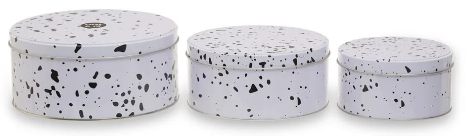 Metalowe pojemniki na żywność 3 szt. na ciasta Speckled – Premier Housewares