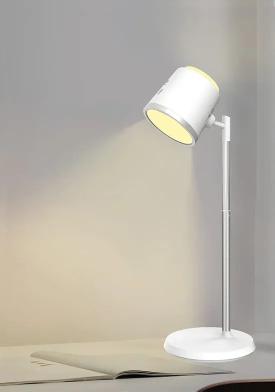 Wielofunkcyjna biała dotykowa lampka LED- M012 E4-W64