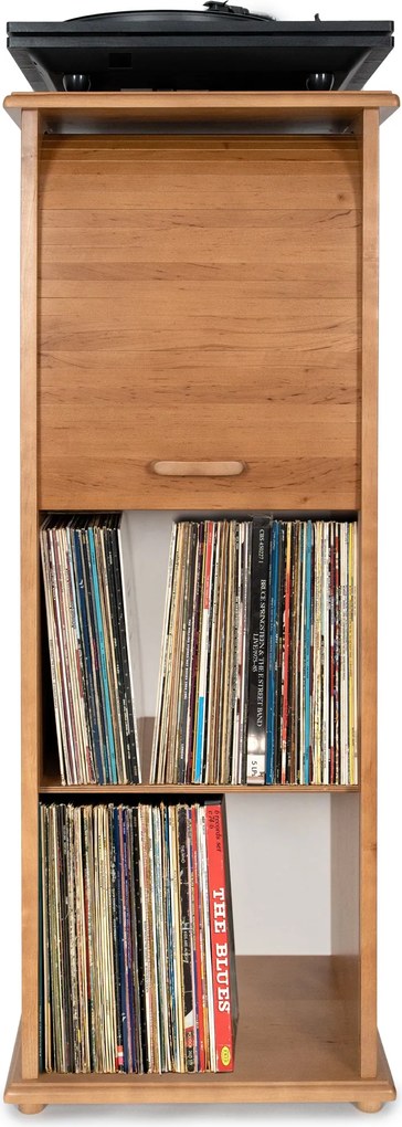 Stojak na płyty winylowe Retro
