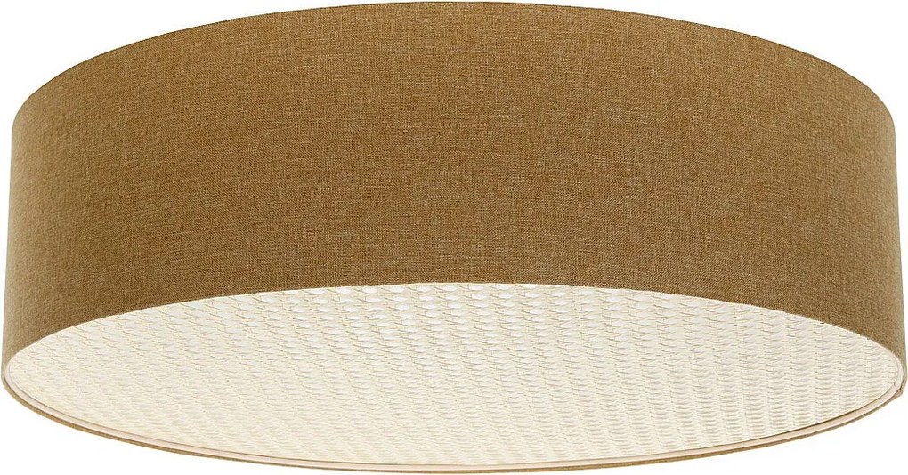 Plafon sufitowy ERUTAN RATTAN 50 żółty