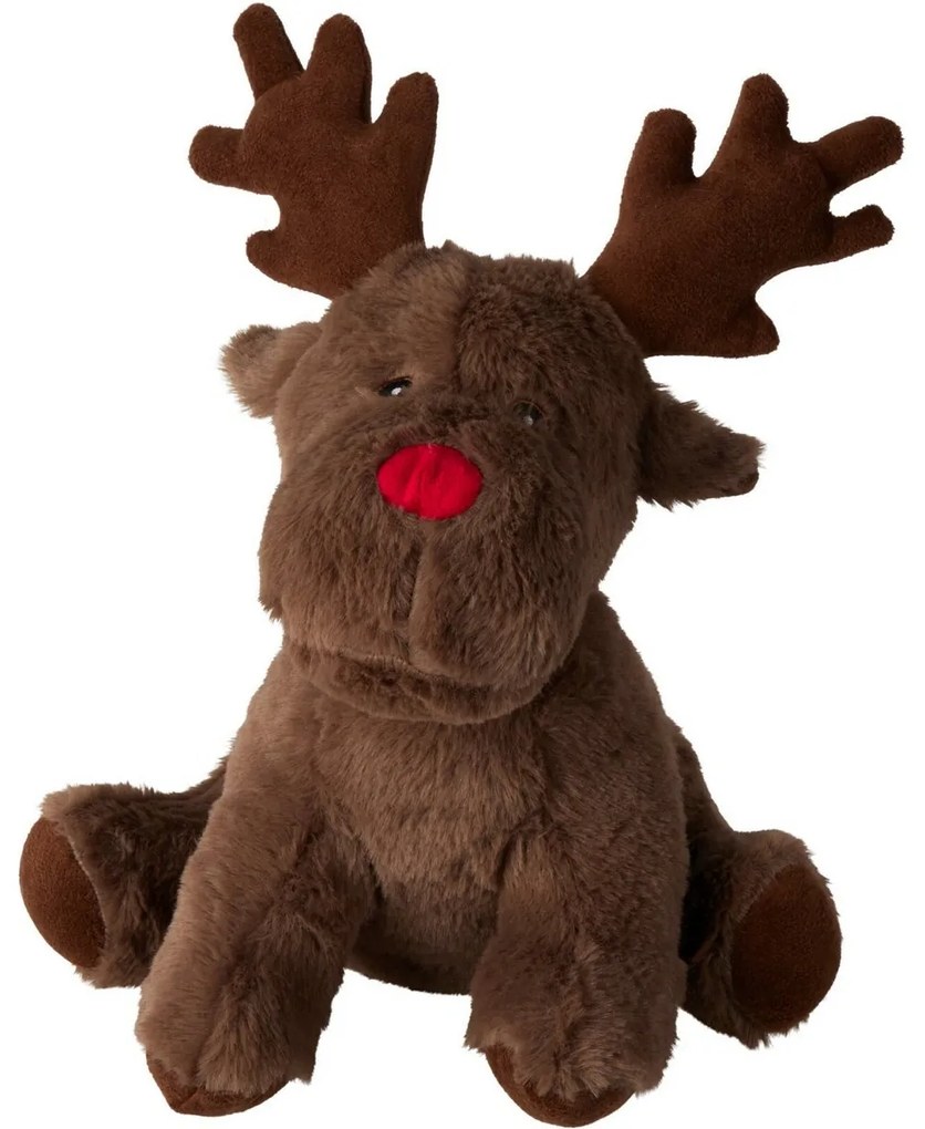 Ogranicznik drzwiowy Renifer brązowy, 26 cm