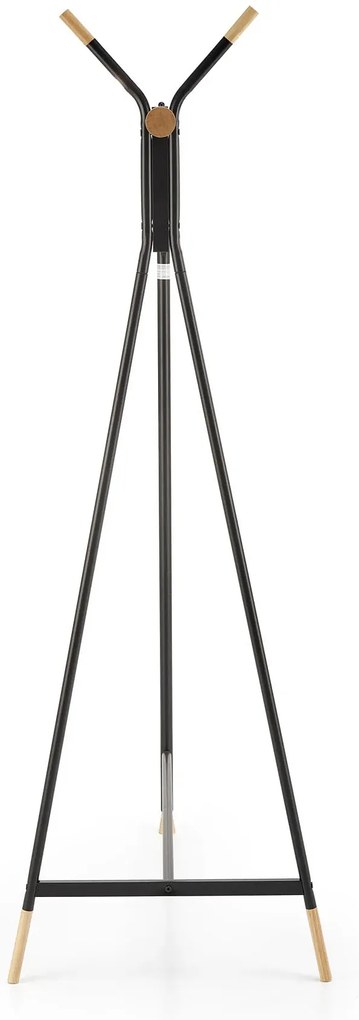 Minimalistyczny Stojący Czarny Wieszak Na Ubrania K6-T23