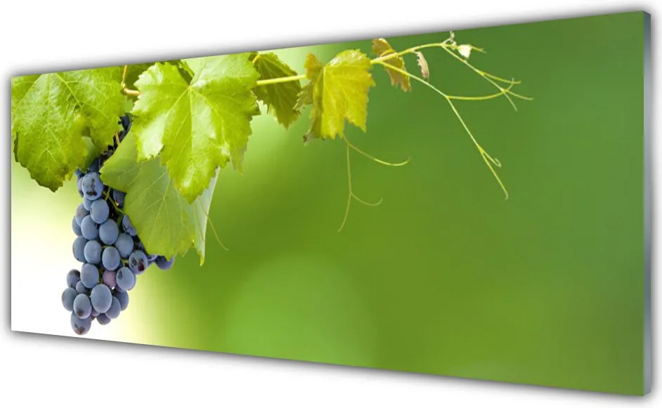 Szkło do Kuchni na Ścianę Dojrzałe Winogrona w Winnicy