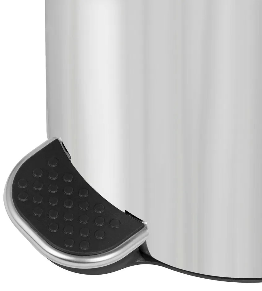 Alda Kosz na śmieci z pedałem Soft Close FreedomFresh 5 l, stal nierdzewna błyszcząca, 5 l