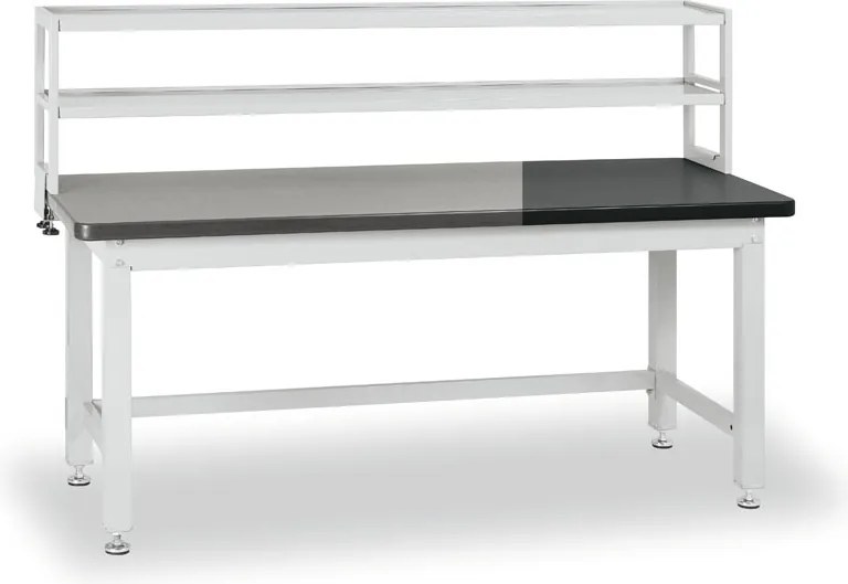 Dodatkowe półki na narzędzia do stołów G4, 2 półki, nośność 40 kg, 1800 x 300 x 450 mm