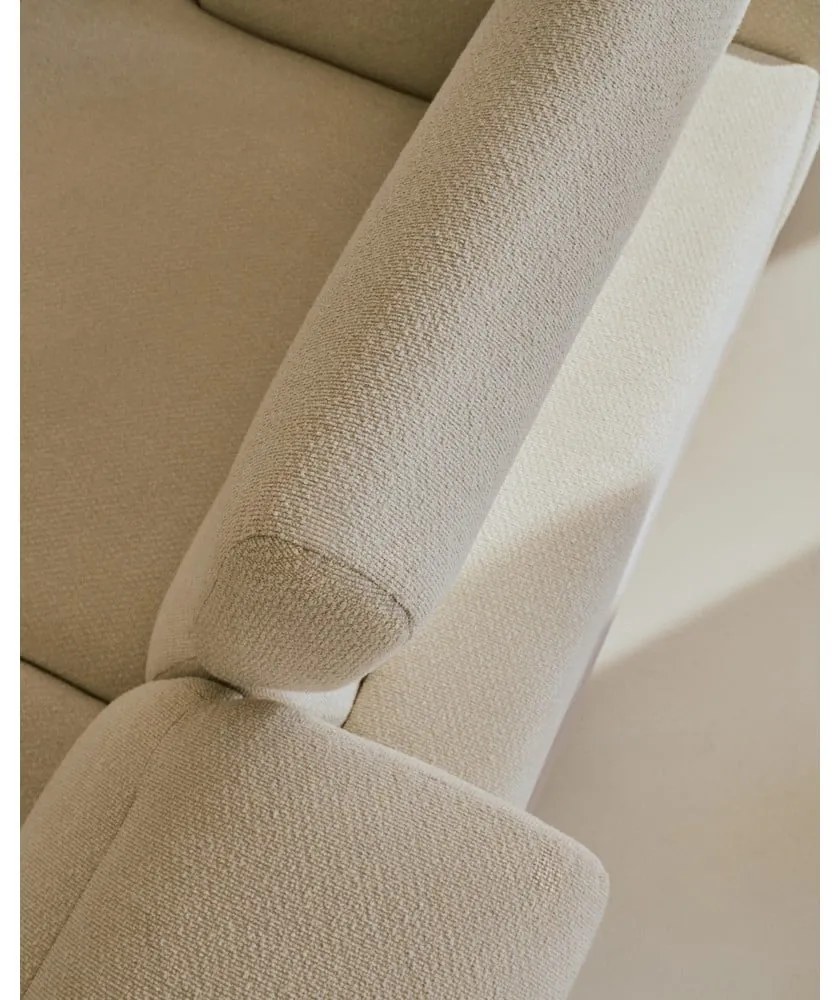 Beżowa sofa z materiału bouclé 234 cm Aurum – Kave Home