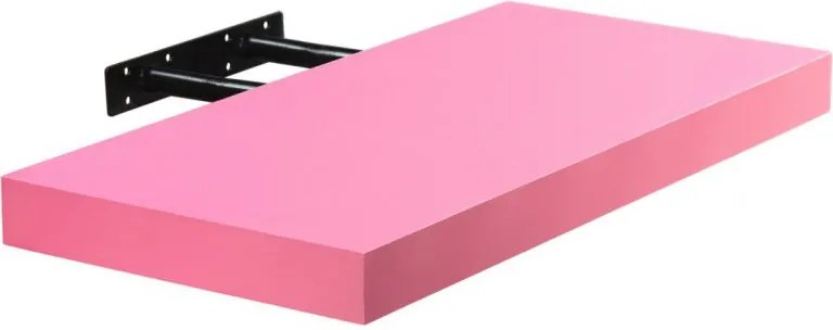 Półka ścienna STILISTA Volato różowa, 90 cm
