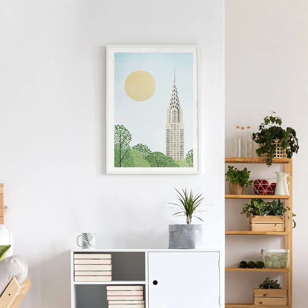 Plakat 30x40 cm Chrysler Building – Travelposter