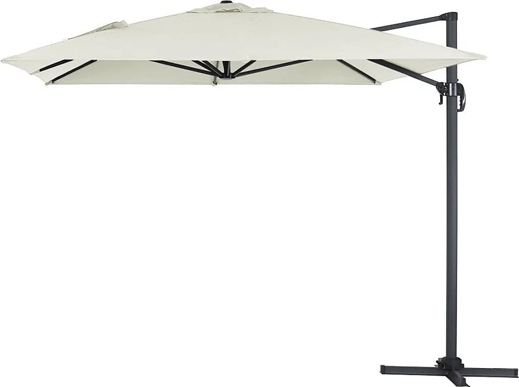 Parasol ogrodowy "Sun 4" - Z aluminium - Prostokątny - 3 x 4 m - Ecru