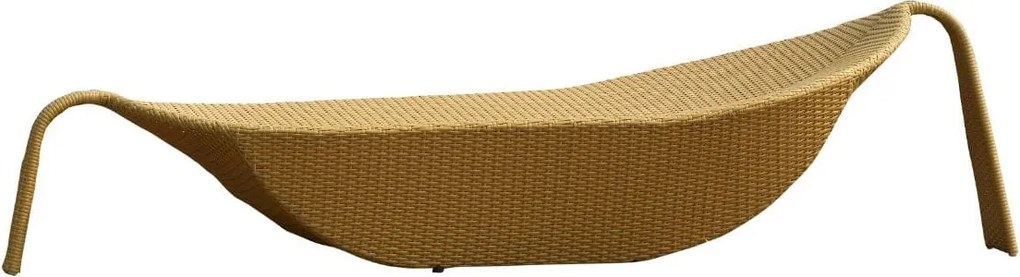 Designerskie łóżko ogrodowe z technorattanu Angelo