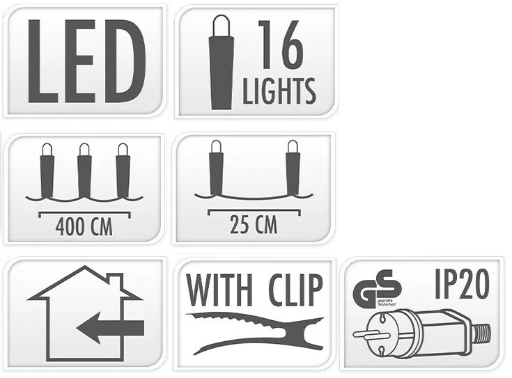 Lampki świąteczne LED w kształcie świec