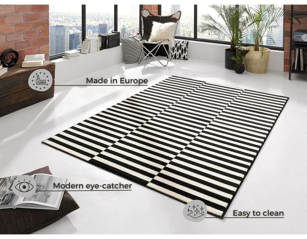 Czarny/kremowy dywan 80x150 cm Gloria – Hanse Home