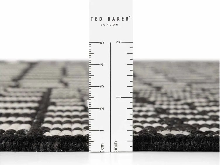 Czarno-kremowy dywan odpowiedni na zewnątrz 160x230 cm Haringey Barkham – Ted Baker