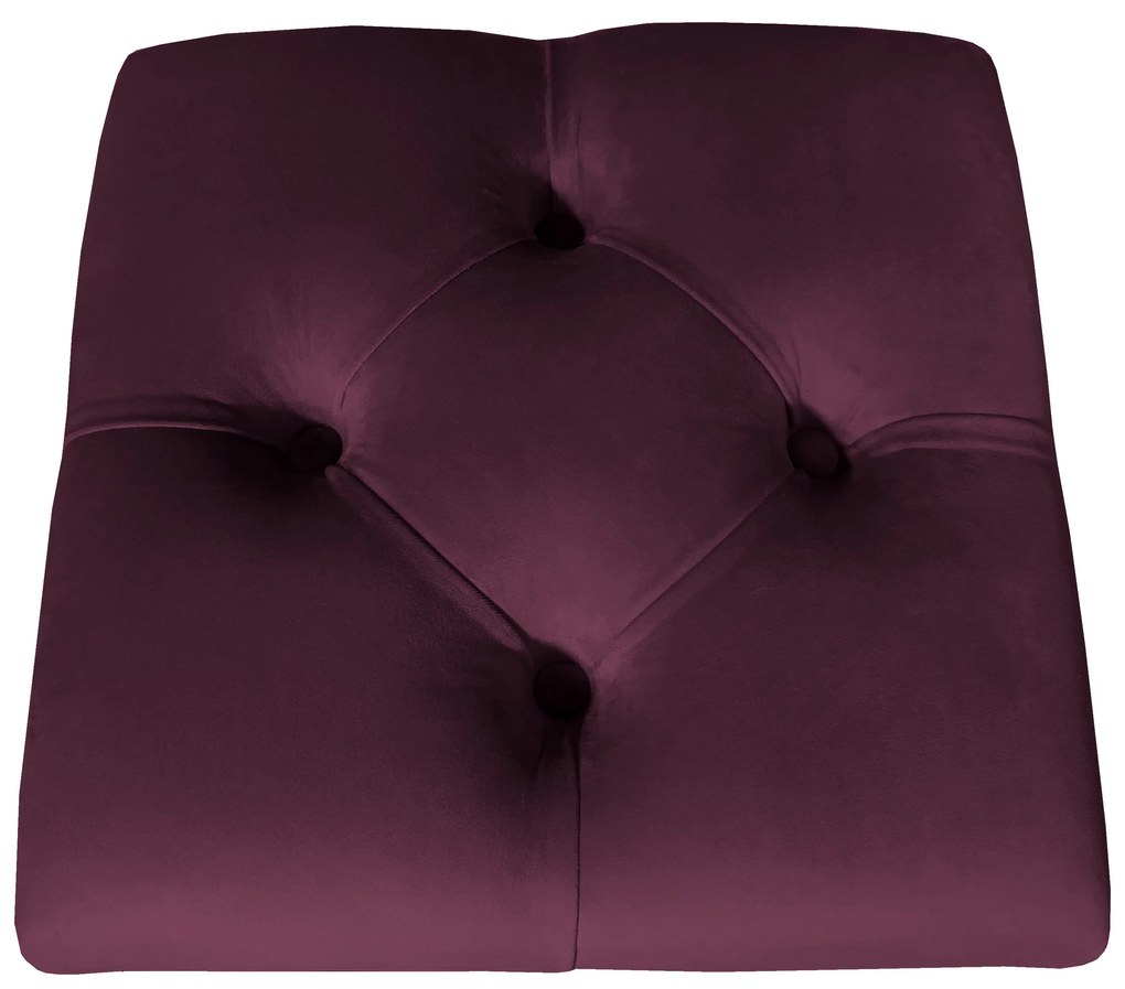 Pufa CHESTERFIELD LOFT ławka podnóżek metal MG02