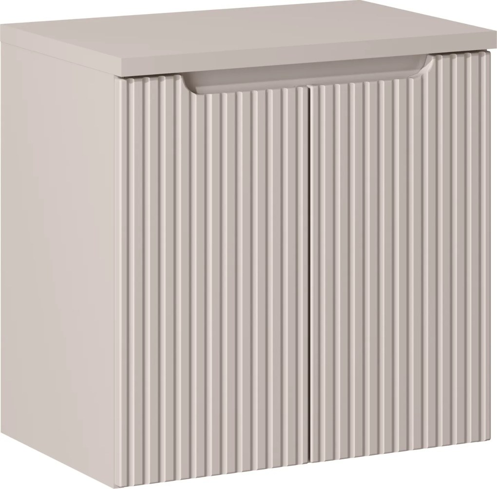 Szafka podumywalkowa 2-drzwiowa Nova 60 cm z blatem, kaszmir mat