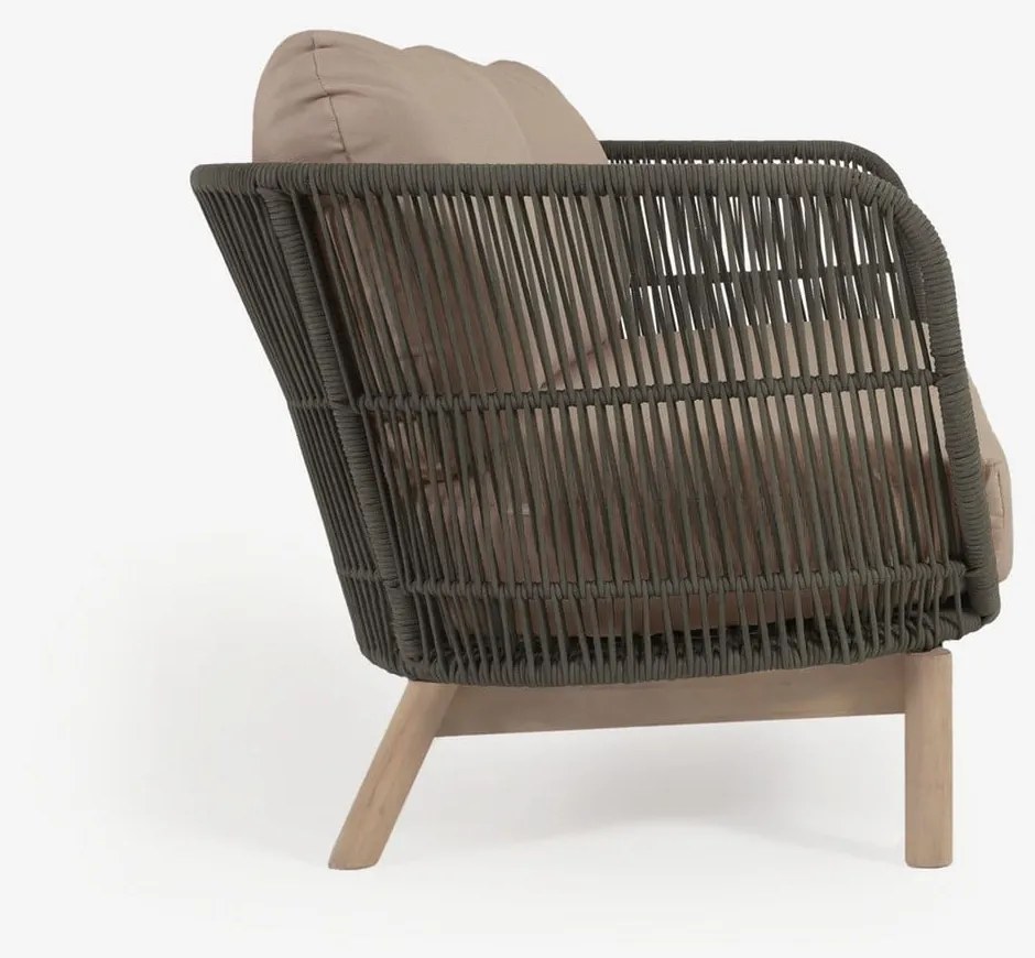 Sofa ogrodowa w kolorze khaki Kave Home Catalina
