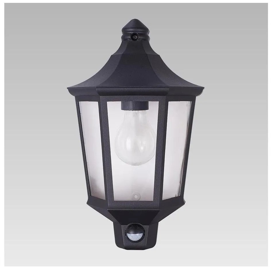 Prezent 31601 - Lampa zewnętrzna z czujnikiem TULSA 1xE27/60W/230V IP44