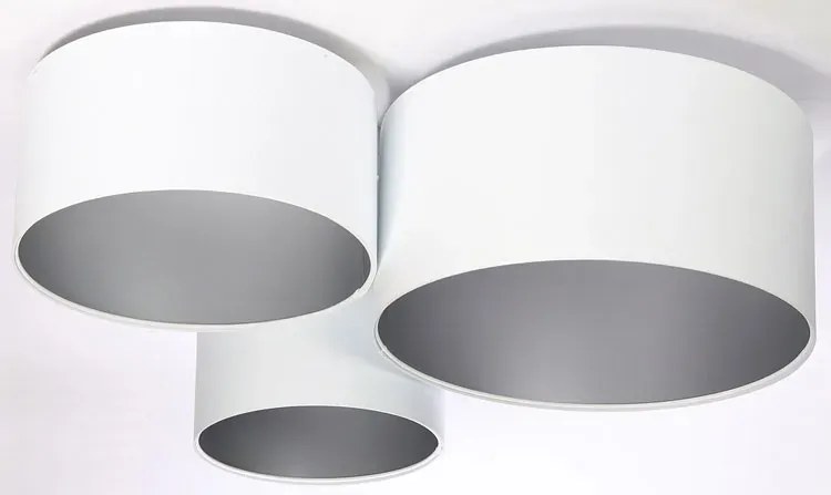 Biało-srebrna potrójna plafoniada - EXX30-Sinda