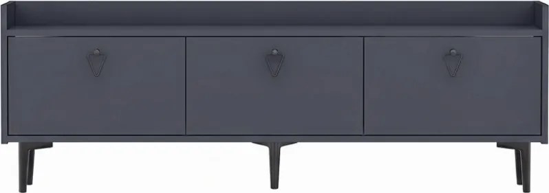 Stolik pod telewizor PIENA 160 cm, antracytowy