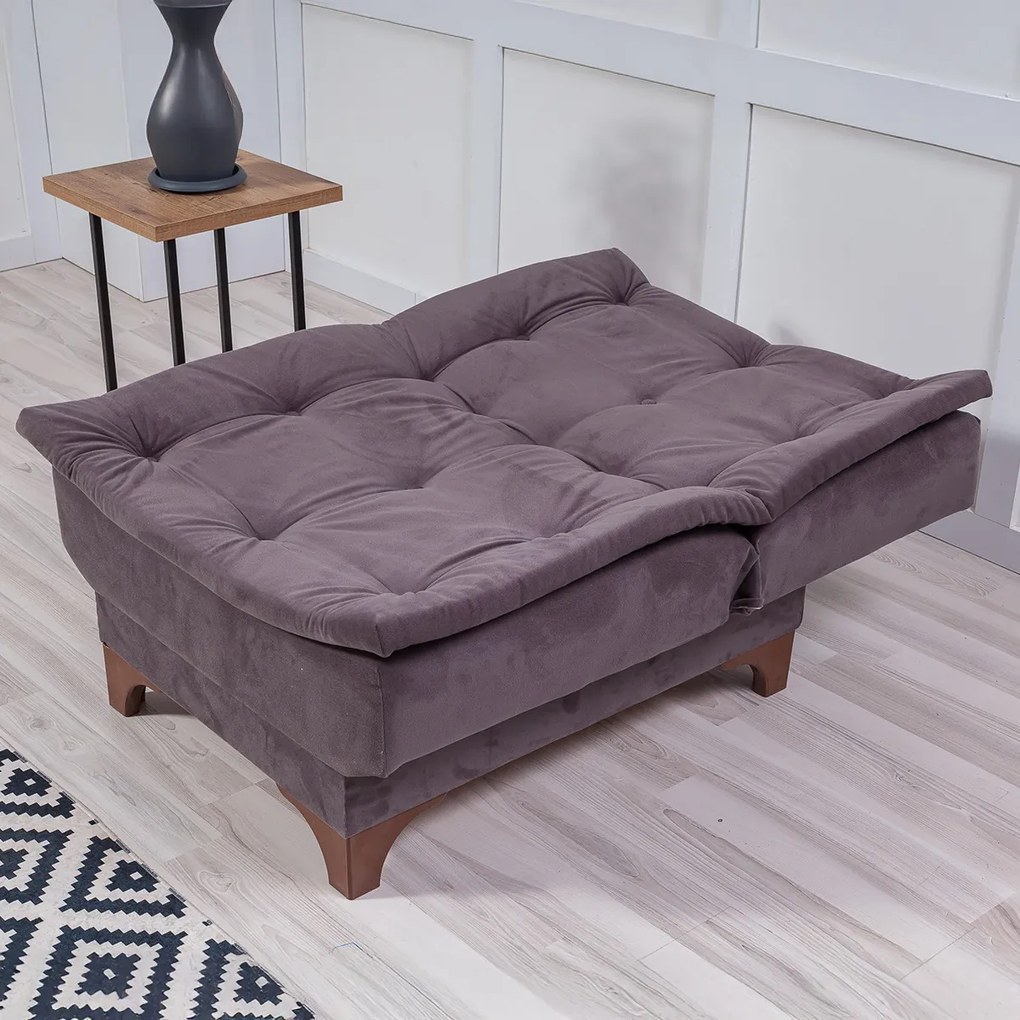 Fotel Kelebek Berjer Anthracite
