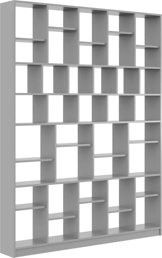 Szary regał biblioteczka w stylu skandynawskim P6-T30