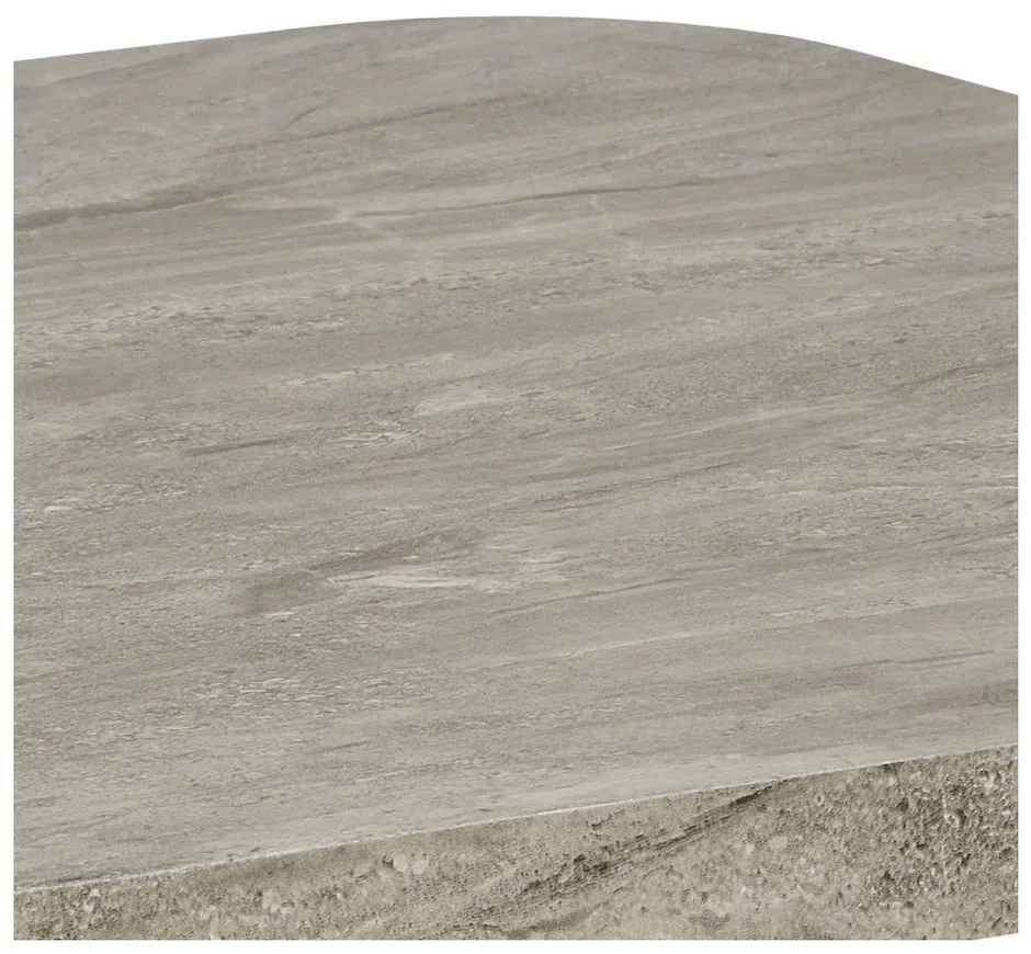 Jasnoszary stolik w dekorze marmuru 60x60 cm Solano – Actona