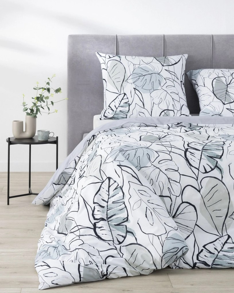 Komplet pościeli bawełnianej Monstera Leaves 220x200cm