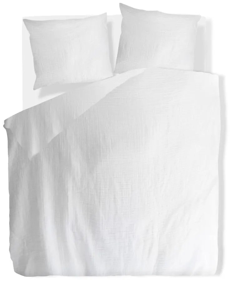 Biała muślinowa pościel dwuosobowa 200x200 cm Plain Muslin – Butter Kings
