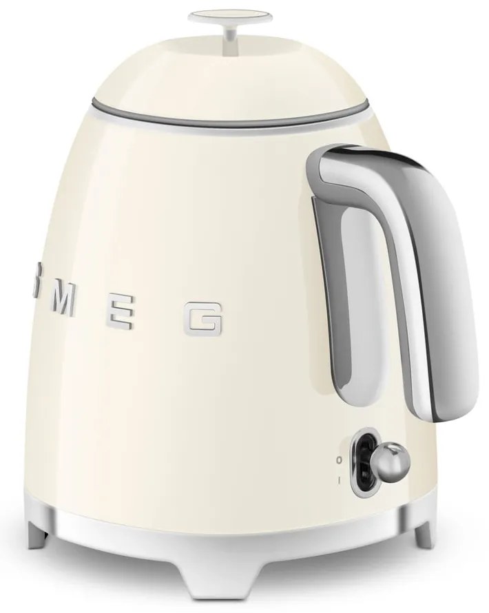 Kremowy czajnik elektryczny ze stali nierdzewnej 800 ml Retro Style – SMEG