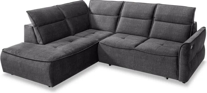 Narożnik MURILLO L z elektryczną regulacją siedziska Lewostronny w tkaninie VOGUE 15 WERSAL