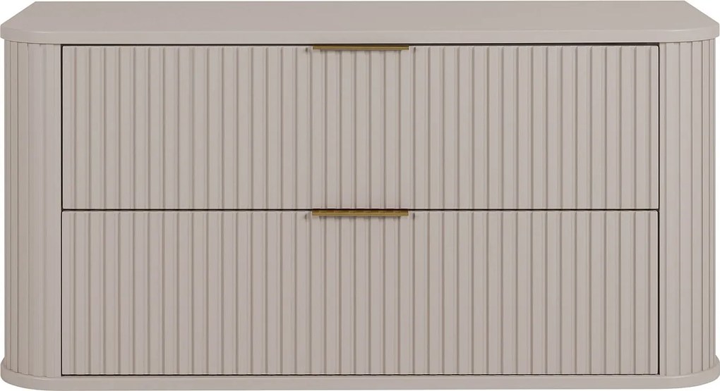 Szafka łazienkowa, Kaszmir, uchwyt złoty, 41,5 x 100 x 51,7 cm