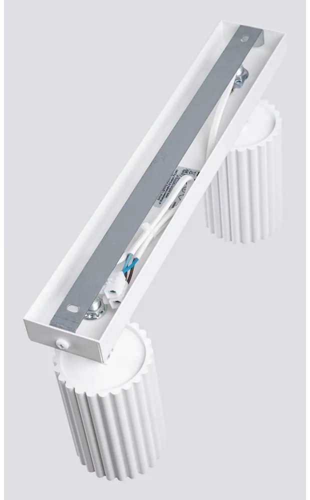 Biała lampa punktowa 6,5x30 cm Gleam – Sollux