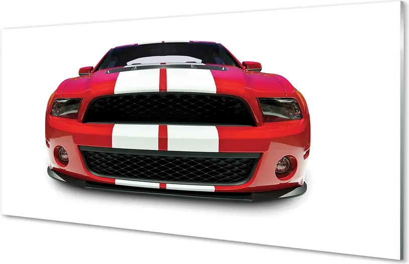 Panel szklany do Kuchni Czerwone Auto Sportowe