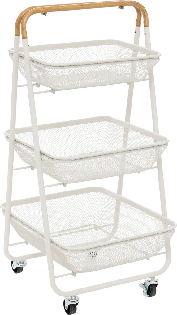 Wózek kuchenny na kółkach MAYAJ 3 kosze