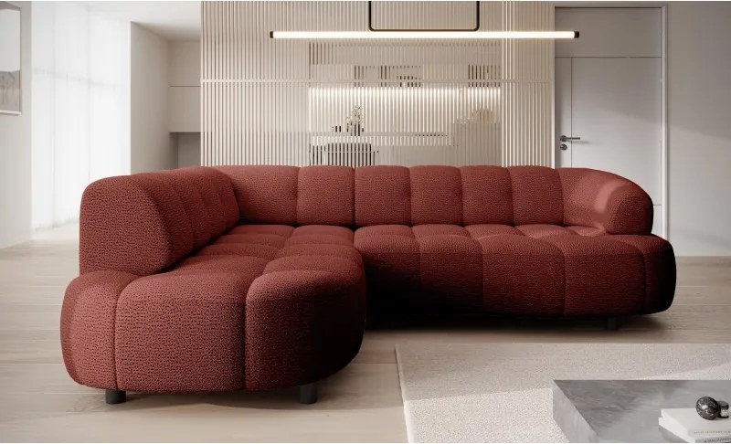 Narożnik VELPA L z elektryczną regulacją siedziska Lewostronny w tkaninie JAGUAR 09 WERSAL