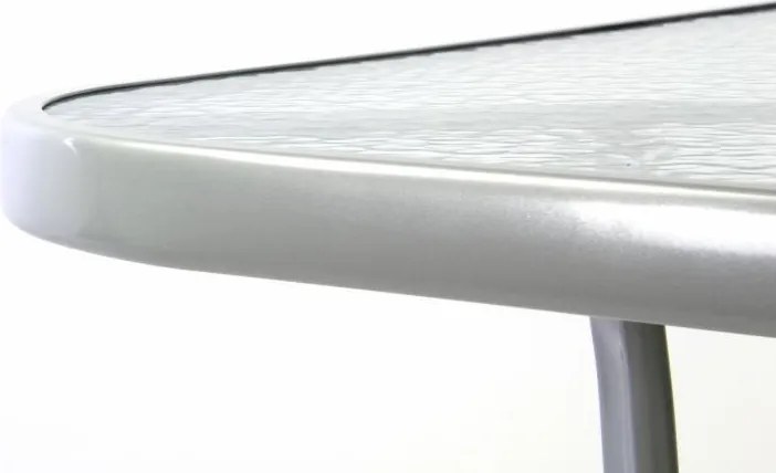 Stół ogrodowy szklany Garth 150 x 89 x 72 cm