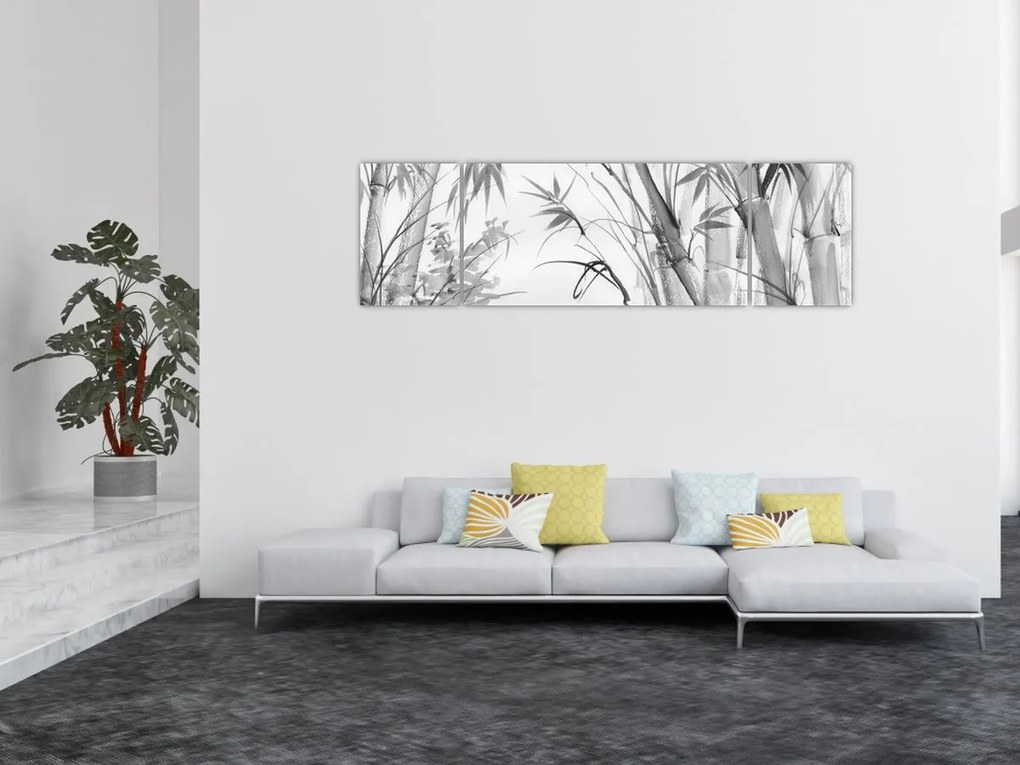 Obraz - Las bambusowy (170x50 cm)