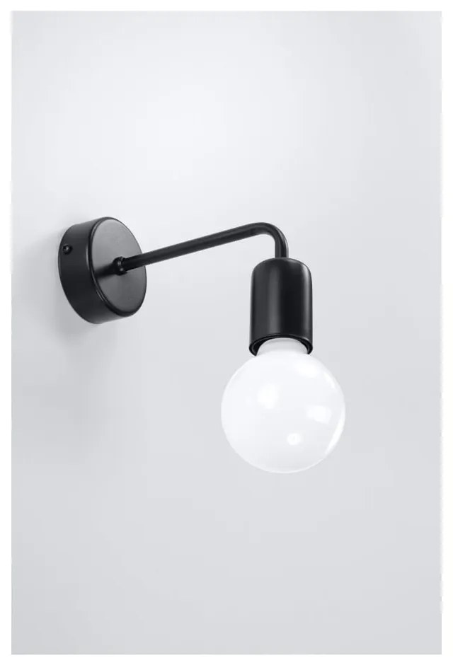 Czarny kinkiet Sollux Donato