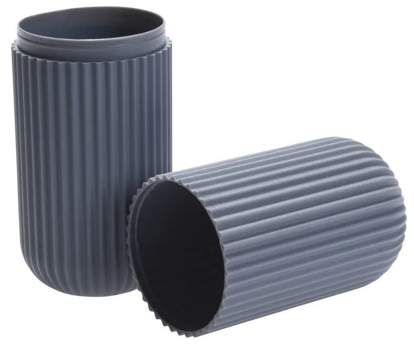 Organizer podróżny/etui Stripe szary, 5 x 19 cm