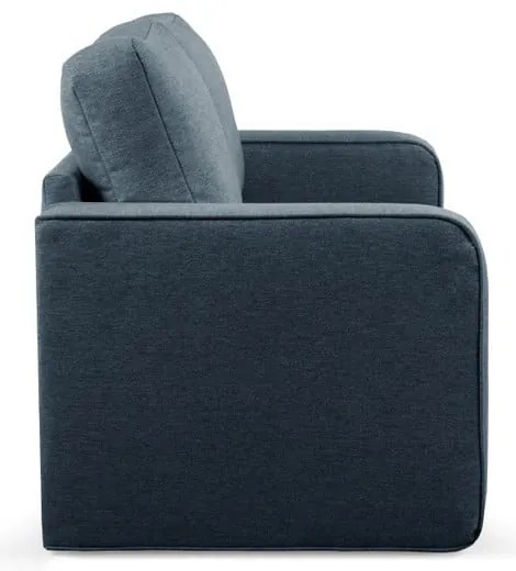 Niebieska rozkładana sofa 160 cm Come – Bobochic Paris