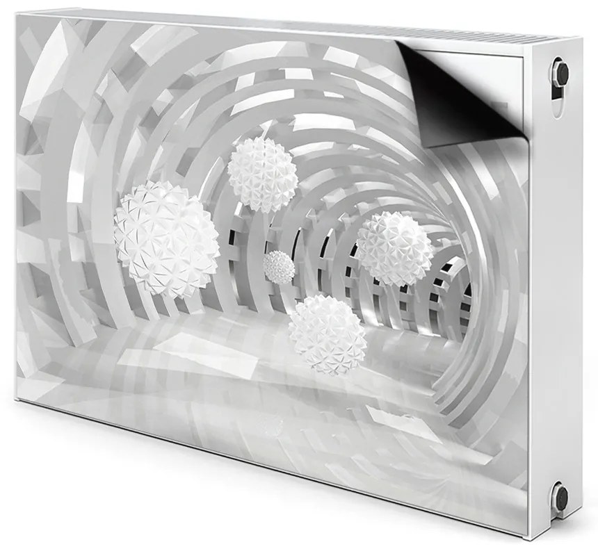 Mata magnesowa na kaloryfer Abstrakcja 3d tunel