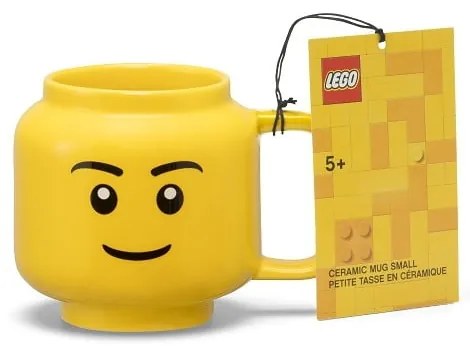 Żółty ceramiczny kubek dla dzieci 255 ml Head – LEGO®